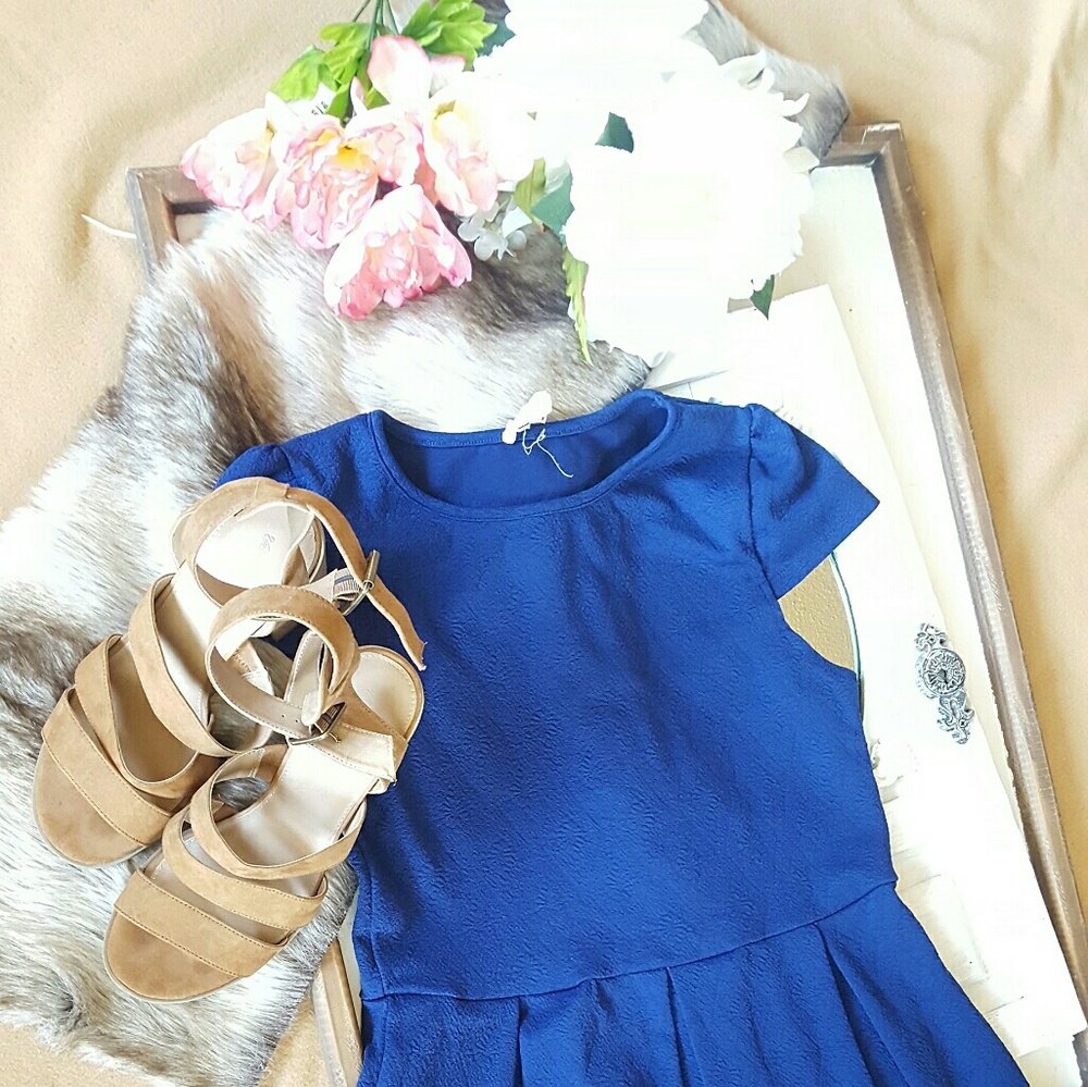 Royal blue dress